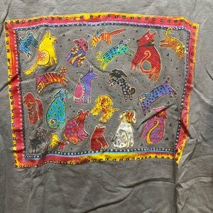 Laurel Burch DOGS Tee. L@@K DOG LOVERS. HARD TO FIND!